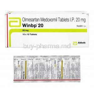 Winbp, Olmesartan box and tablets