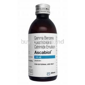 Ascabiol Emulsion, Gamma Benzene Hexachloride and Cetrimide 100ml bottle