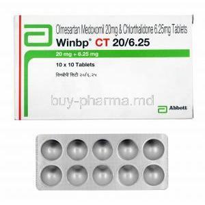 Winbp CT, Olmesartan/ Chlorthalidone