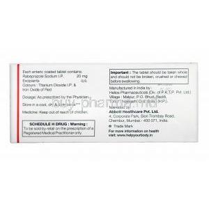 Value, Rabeprazole 20mg manufacturer