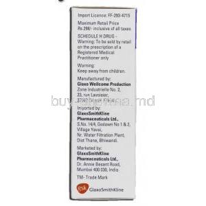 Seretide Evohaler, Salmeterol 25mcg and Fluticasone 125mcg manufacturer