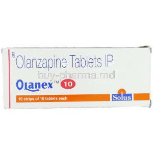 Olanex, Generic Zyprexa,  Olanzapine Box