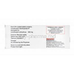 Levomac, Levofloxacin 500mg manufacturer