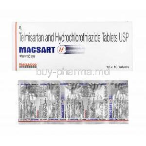 Macsart H, Telmisartan/ Hydrochlorothiazide