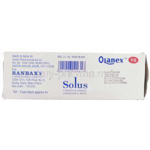 Olanex, Generic Zyprexa,  Olanzapine Manufacturer Information