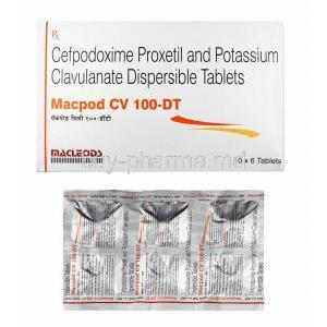 Macpod CV, Cefpodoxime/ Clavulanic Acid