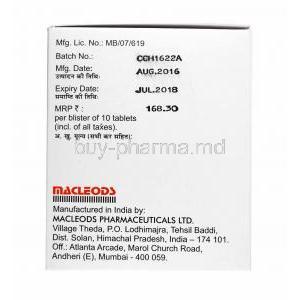 Macpod O, Cefpodoxime and Ofloxacin manufacturer