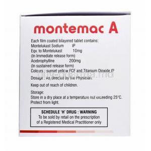 Montemac A, Acebrophylline and Montelukast composition