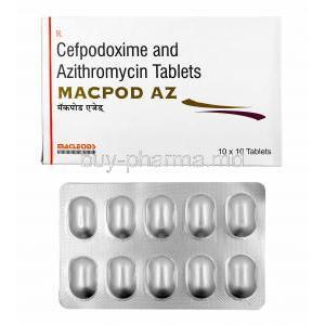 Macpod AZ, Cefpodoxime/ Azithromycin