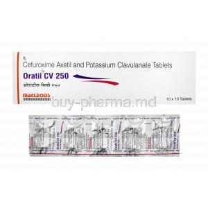 Oratil CV, Cefuroxime/ Clavulanic Acid