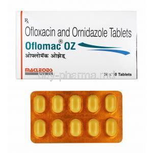 Oflomac OZ, Ofloxacin/ Ornidazole