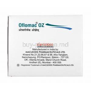 Oflomac OZ, Ofloxacin and Ornidazole manufacturer