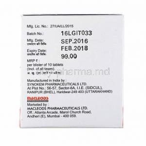 Nexovas O, Olmesartan and Cilnidipine 20mg manufacturer