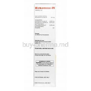 Nazomac-M Nasal Spray, Mometasone composition