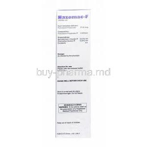 Nazomac-F Nasal Spray, Fluticasone composition