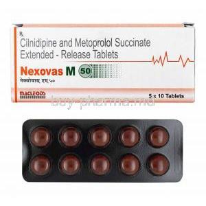 Nexovas M, Cilnidipine/ Metoprolol Succinate