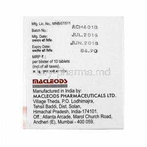 Nexovas M, Cilnidipine and Metoprolol Succinate manufacturer