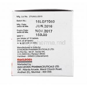 Nexovas O, Olmesartan and Cilnidipine manufacturer