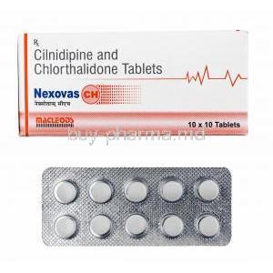 Nexovas CH, Cilnidipine/ Chlorthalidone