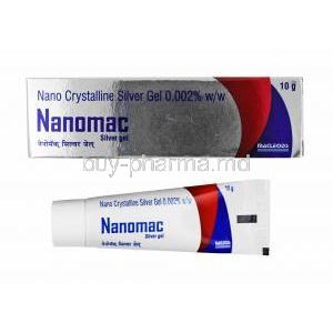 Nanomac Silver Gel, Nano Crystalline Silver