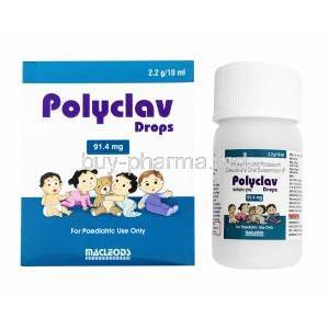 Polyclav Oral Drops, Amoxicillin/ Clavulanic Acid