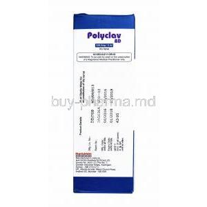 Polyclav BD Dry Syrup, Amoxicillin and Clavulanic Acid manufacturer