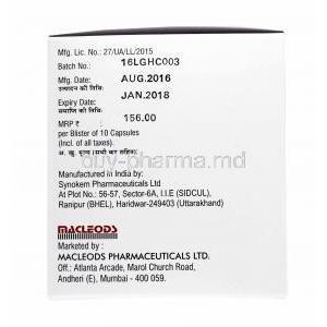 Rosumac CV, Rosuvastatin and Clopidogrel 10mg manufacturer