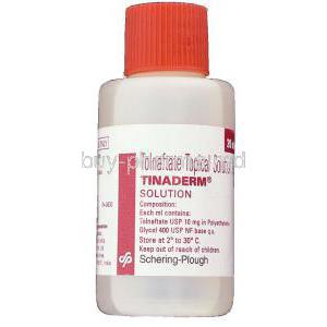 Tinaderm,  Tolnaftate Soluction Bottle