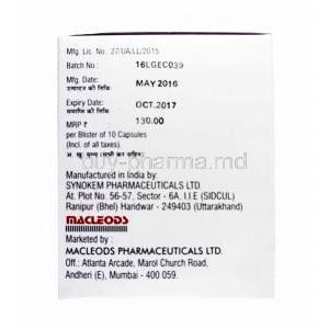 Rozustat Gold, Aspirin, Rosuvastatin and Clopidogrel manufacturer