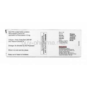 Rozustat, Rosuvastatin 10mg manufacturer