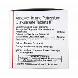 Princiclav, Amoxicillin and Clavulanic Acid composition