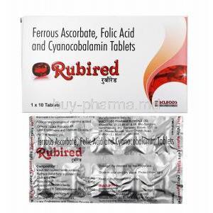 Rubired, Iron/ Folic Acid/ Cyanocobalamin