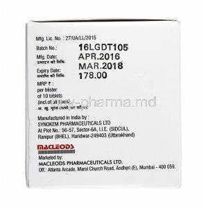 Triolmesar CH, Olmesartan, Amlodipine and Chlorthalidone 40mg manufacturer