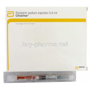 Clivarine, Generic Clivarin,  Reviparin  0.6 Ml Injection