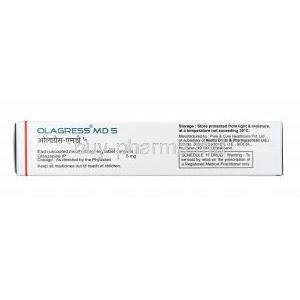 Olagress, Olanzapine 5mg composition