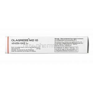 Olagress, Olanzapine 10mg composition