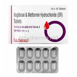 Vogligress-M,Metformin/ Voglibose