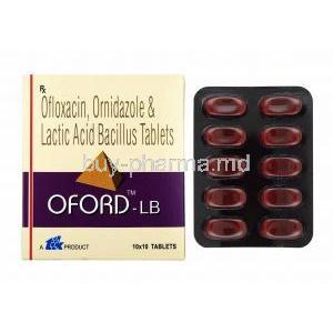 Oford-LB, Ofloxacin/ Ornidazole/ Lactobacillus
