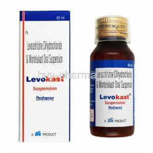 Levokast Oral Suspension, Levocetirizine/ Montelukast