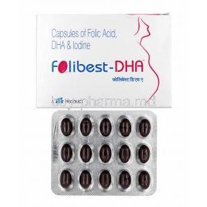 Folibest DHA, Docosahexaenoic Acid/ Folic Acid/ Iodine