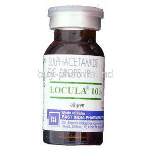 Locula,  Sulphacetamide Sodium 10% 10 Ml Eye Drops Bottle