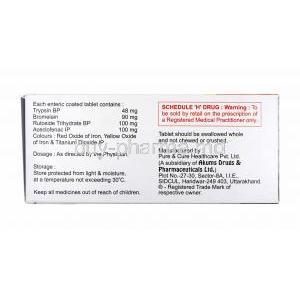 Delpoflex-A, Trypsin, Rutoside, Bromelain and Aceclofenac composition