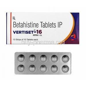 Vertiset, Betahistine