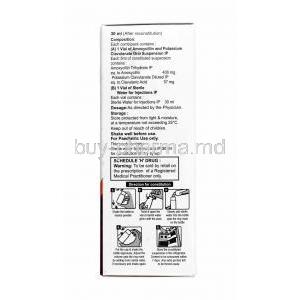 Delpoclav DS Oral Suspensionicon, Amoxycillin and Clavulanic Acid direction for use