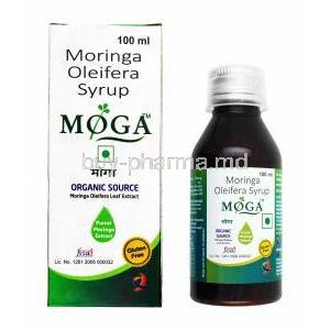 MOGA Syrup, Moringa Oleifera Leaf Extract