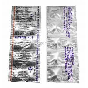 Glynase XL, Glipizide 5mg tablets