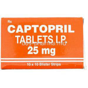 Generic Capoten,   Captopril Box