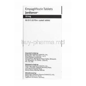 Jardiance. Empagliflozin 10mg manufacturer