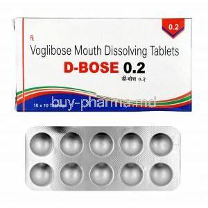 D-Bose, Voglibose 0.2mg box and tablets
