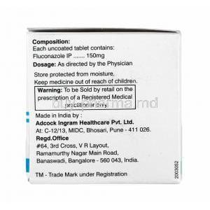 Flucos, Fluconazole 150mg compositin